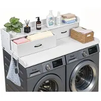 Vevor Werkblad voor wasmachine en droger (137 x 69,9 cm) met plank