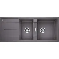 BLANCO Metra 8 - Silgranit spoelbak, 116x50 cm, rotsgrijs 518884
