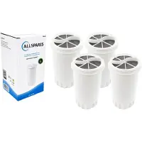 Allspares Waterfilter (4x) geschikt voor alle Zerowater Waterkannen Vervangingsfilter voor o.a. ZW-5317, ZR-017 (filtert PFAS)