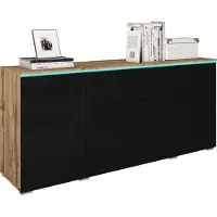 Bratex ModernHome Elegance - Dressoir - Mat en glans - Push-to-open - 150 cm