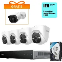 Eufy PoE Security System + NVR + E41 4-Pack