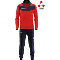 Givova Multisport Trainingspak - - TUTA VISA - Jongens - Rood/Blauw - 100% Polyester