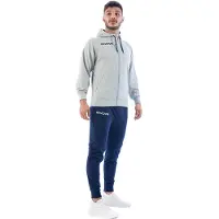 Givova King Cotone Terry Poker Tracksuit Blauw,Grijs L Man
