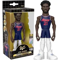 Funko POP! Gold Nba Sixers Figures Joel Embiid Ce´21 Assortment Minifigure 13 Cm Blauw Kinderen
