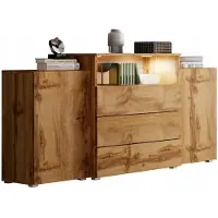MINIO go for it Moderne dressoir 150 cm volledig mat – Eik Wotan