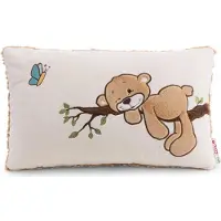 Nici Bear Finni Cushion 43x25 Cm Beige Kinderen