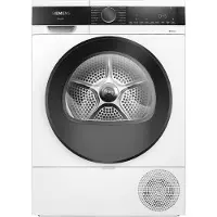 Siemens iQ500 WQ33G2D41 - Vrijstaand - Voorbelading - Warmtepomp - Wit - Knoppen - Rechts - DE display