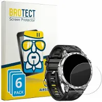 BROTECT Screenprotector 6 Stuks voor Miecgth IW13 1.7" Beschermglas transparant