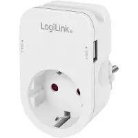 Logilink PA0259, Binnen, AC, IP20, Wit