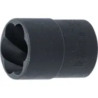 Bgs Spiral-Profil-Steckschlüssel-Einsatz / Schraubenausdreher 12,5 mm (1/2") SW 19 mm