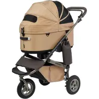 AIRBUGGY DOME 3 Premier Set Large - Seed Beige - Luxe hondenbuggy - huisdieren wandelwagen voor hond of kat