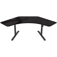 AROZZI Arena Angelo Gaming Bureau - 225 x 71 x 71-81 cm - Gunmetal