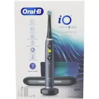 Braun iO Series 9 Elektrische Tandenborstel Black Onyx – Magnetische Technologie – 7 Poetsstanden – Smart Display – Reisetui