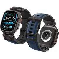Spigen DuraPro Armor - Apple Watch 6 Case - Granat - Hoge Duurzaamheid - Elegante Bescherming