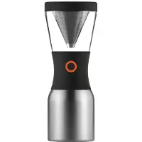 Asobu Cold Brew Koffiekan, zilver, 1,1 liter