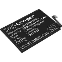 123accu OPPO A72 5G / A73 5G / BLP797 accu (3.85 V, 4950 mAh, huismerk)