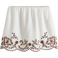 Next Rok bruin / wit