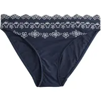 Next Bikinibroek navy / wit