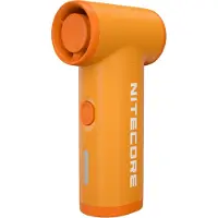 Nitecore NEF Nano High-Speed Handheld Fan, Bright Orange, ventilator