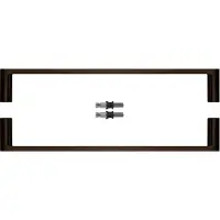 HDD pro Voordeurgreep Build 19/300 Mat Brons Paar voor Glas