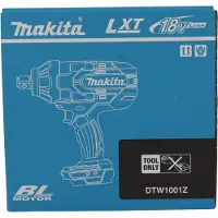 Makita DTW1001Z 18V Li-Ion Accu Slagmoersleutel Body - 1700Nm- 3/4" - Koolborstelloos