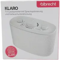 Albrecht KLARO TV-spraakversterker Wit