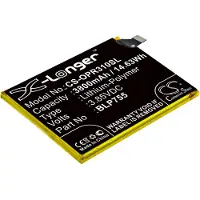 123accu OPPO Reno 3 / BLP755 accu (3.85 V, 3950 mAh, huismerk)