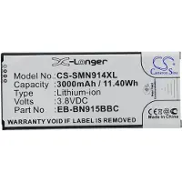 24.Se Samsung EB-BN915BBC / EB-BN915BBE accu (3000 mAh, huismerk)