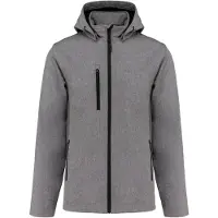 Kariban 3-laagse uniseks softshelljas met afneembare capuchon en mouwen K422