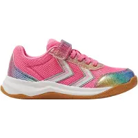Hummel Sportschoen blauw / goud / lichtroze / wit