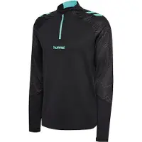 Hummel Sportsweatshirt lichtblauw / zwart