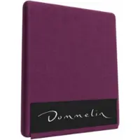 Dommelin Hoeslaken Uni Percal 200TC 582 Aubergine 90x200/30