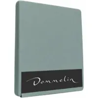 Dommelin Topper Hoeslaken 5-9 cm Jade (Percal 400TC)-80 x 200 cm