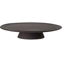 Aida Raw Taartplaat 34 Cm - Taartschalen Steengoed Titanium Black - 14821
