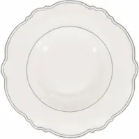Salt & pepper Diep Bord Odette Black / White 24 cm (Set van 2)