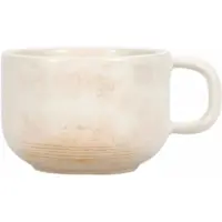 Salt & pepper Koffiekop Aquarel Sunrise Beige 220 ml (Set van 4)