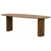 Giga Meubel Eettafel Feline Bruin 200cm