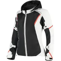 Rusty Stiches Rusty Stitches Caroline Damenmotorfietsjas, textiel, grijs/zwart, maat 46