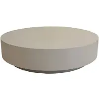 Giga Meubel Salontafel Bergby Rond - Beige - 120x120x30cm