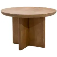 Giga Meubel Salontafel Helsinki - Naturel Hout - 60x60x39cm