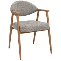 Giga Meubel Eetkamerstoel Karup - Taupe/Naturel - Set van 2