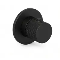 Ivy Aia Nexus Afbouwdeel 3-weg Stop-omstel Symmetry - Mat Zwart PED - Kranen, Badkranen, Inbouw Badkranen - 8718835403331