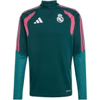 Adidas Real Madrid Trainingstrui 1/4-Zip 2026-2027 Donkergroen Roze Wit