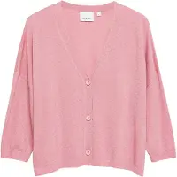 Comma Gebreid vest pink
