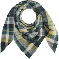 s.Oliver Sjaal blauw|geel|groen|meerkleurig dames. Maat: 1