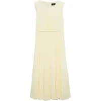 s.Oliver Black Label regular fit jurk met plissés