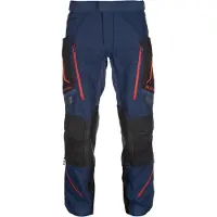 KLIM Badlands Pro, stoffen broek Gore-Tex ,Donkerblauw/Zwart/Rood ,32
