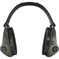 Sordin Supreme X2 Headband leather Gel oorbeschermers, green
