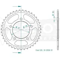 Esjot 32038 520 Achtertandwiel