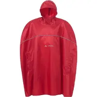 Vaude - Kid's Grody Poncho II - Poncho S, rood